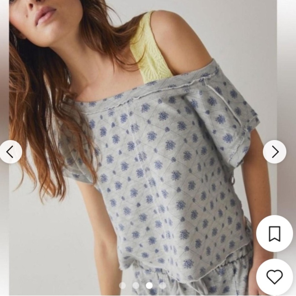 Intimately By Free People Organic Cotton Crop Top NWOT